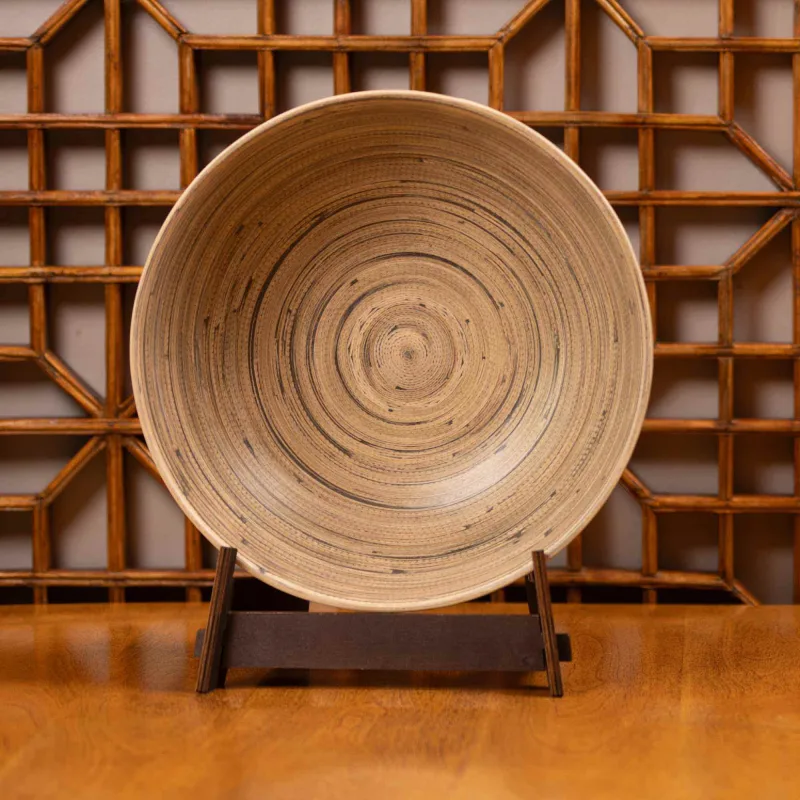 Lexa Bamboo Salad Bowl Set, 12 Inch