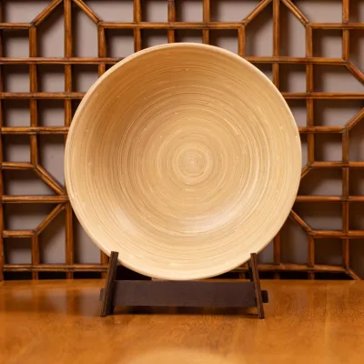 Lexa Bamboo Salad Bowl Set, 12 Inch