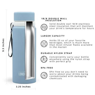 Tea Infuser Bottle - 25 Ounce