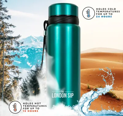Tea Infuser Bottle 2-Pack, 25 Ounce