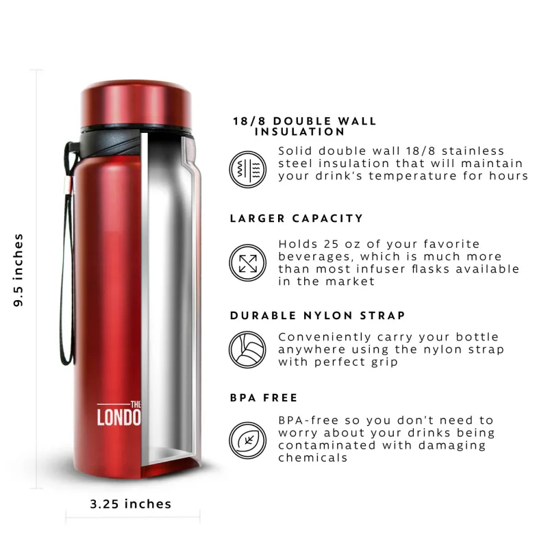 Tea Infuser Bottle - 25 Ounce