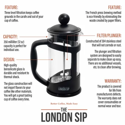 French Press Immersion Brewer