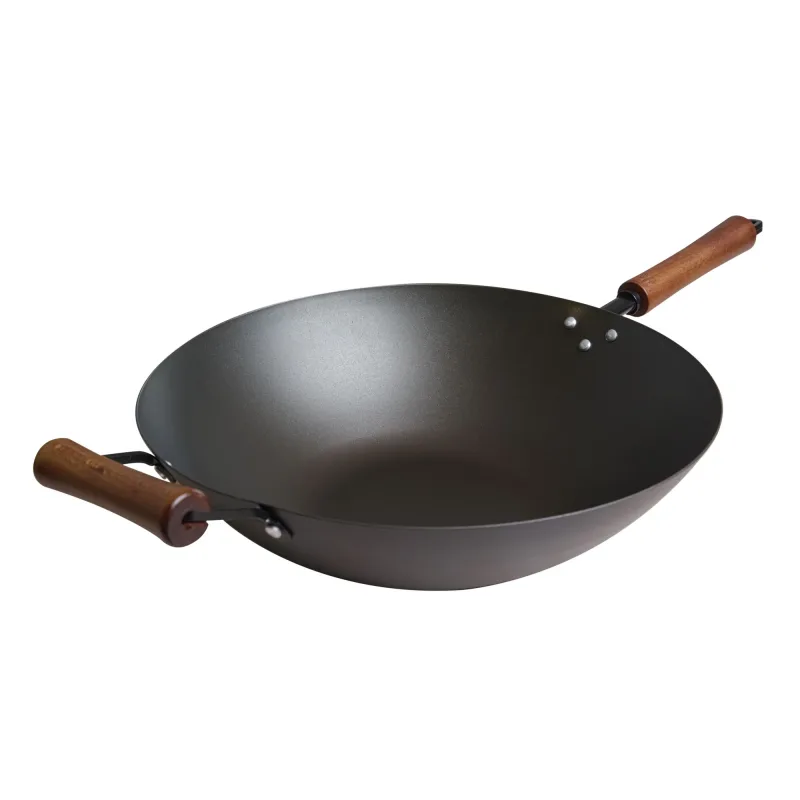 Classic Series 14-Inch Carbon Steel Preseasoned Wok