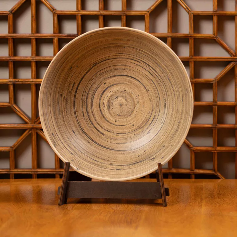 Lexa Bamboo Salad Bowl, 12 Inch