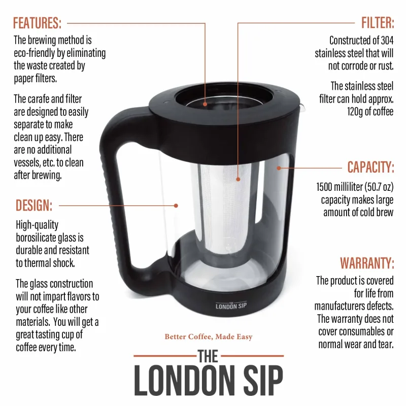 Cold Brew Immersion Coffee Maker