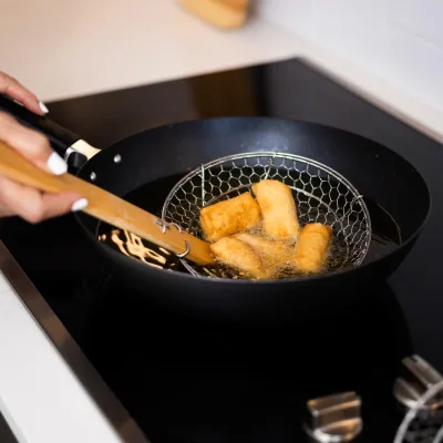 不鏽鋼蜘蛛網撈麵勺，5吋