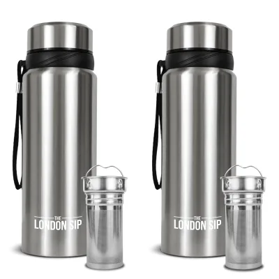 Tea Infuser Bottle 2-Pack, 25 Ounce