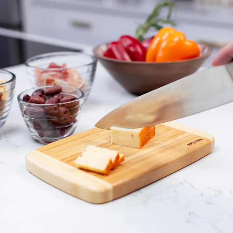 Burnished Bamboo Cutting Board Set, 3 pack