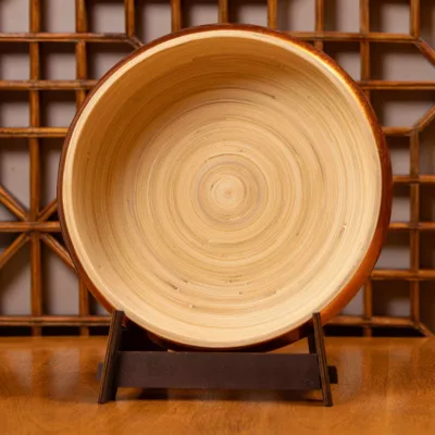 Lexa Bamboo Fruit Bowl, 12 Inch