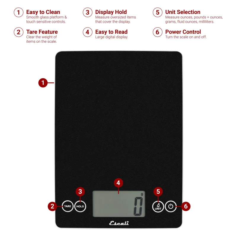 Arti Glass Kitchen Scale