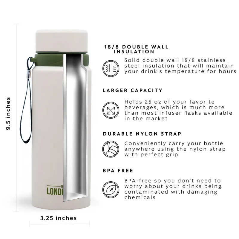 Tea Infuser Bottle - 25 Ounce